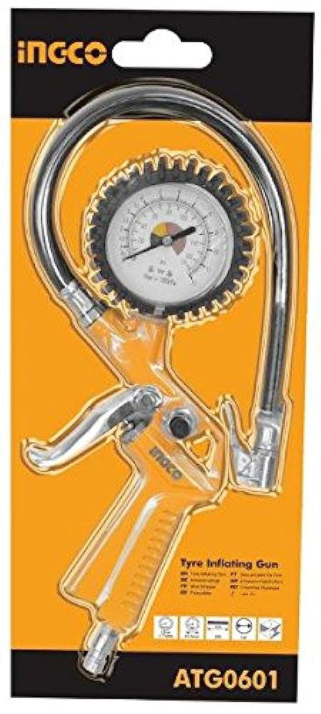 Ingco Air Tire Inflating Gun Max. 8.5 Bar ATG0601 | Professional Air Tire Inflator Gun