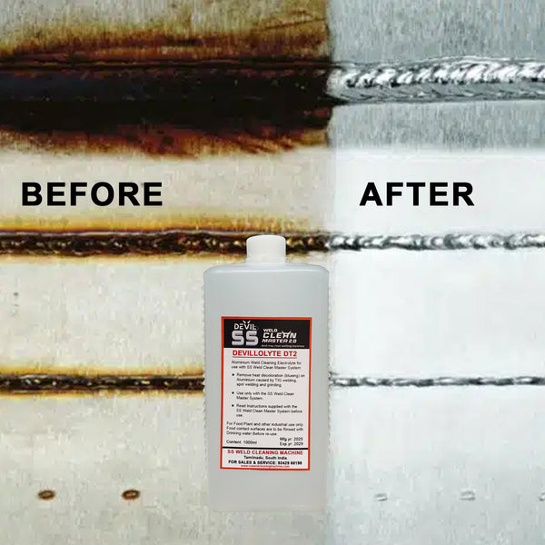 Aluminium Weld Cleaning Solution, Aluminium Cleaning Chemica, devil ss weld clean master