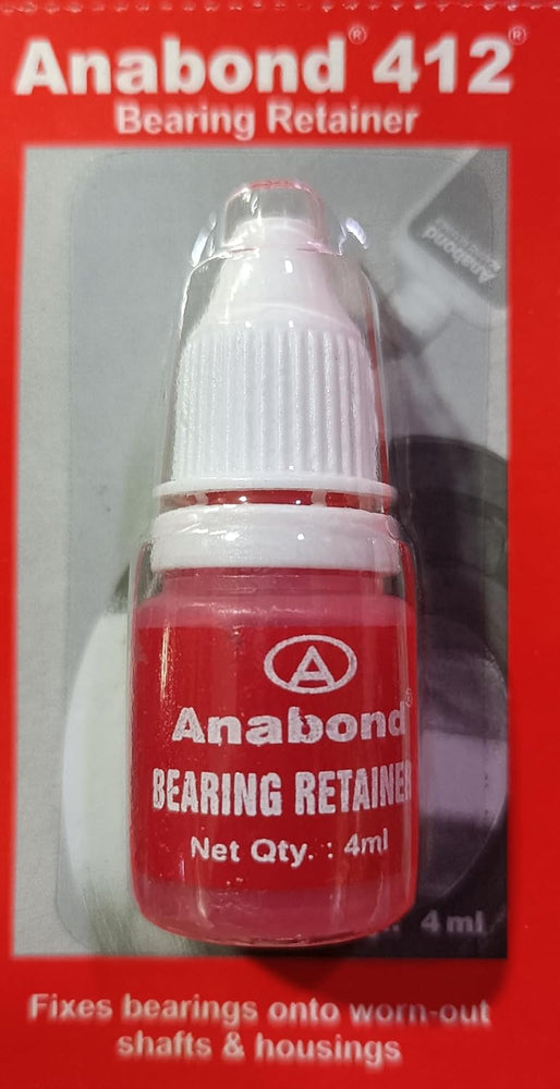 Anabond 4ML Bearing Retainer 412 | Bearing, Bush, Shaft, Gear, Automotive, Industrial & Machinery Assembly Applications