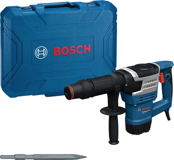 Bosch, Bosch GSH5HX, Demolition Hammer, Bosch Demolition Hammer, Concrete Breaker, Concrete Chisel Hammer, Electric Demolition Hammer, Heavy Duty Hammer, Chiseling Machine, Concrete Breaking Machine, Masonry Hammer, Tile Removal Tool, Construction Tool, Demolition Tool, Power Tool