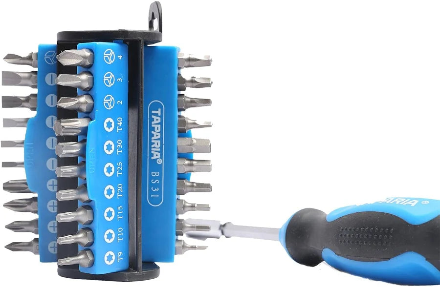Taparia 31Pcs Bit Driver Set BS31 | Multi Bit Screwdriver Kit