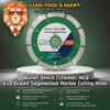 Bullet 5Inch (125mm) MCB Eco Green Segmented Marble Cutting Wheel | High Speed Diamond Blade