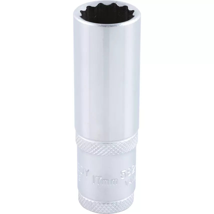 Baum 12.7mm 1/2 Inch Drive Hex Deep Socket Art 406 | Professional Deep Hex Socket for Automotive & Mechanical Applications