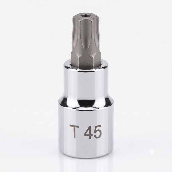 Baum, Baum Art 408, Torx Bit Socket, 1/2 Inch Drive Socket, 12.7mm Drive Socket, 1/2 Inch Torx Socket, Torx Socket, Torx Bit, Bit Socket, Torx Tool, Automotive Socket, Mechanical Tool, Workshop Tool, Socket Tool, Professional Hand Tool
