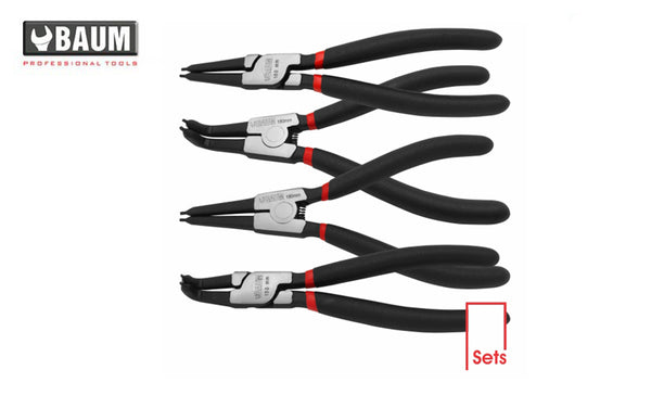 Baum Art 190L 4Pc Circlip Plier Set | Internal and External Circlip