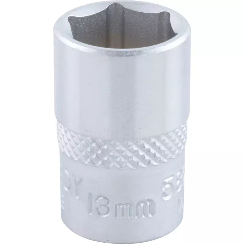 Baum 9.5mm 3/8Inch Square Drive Hex Socket Art 403 | Wide Application for Automotive, Mechanical & Industrial Use