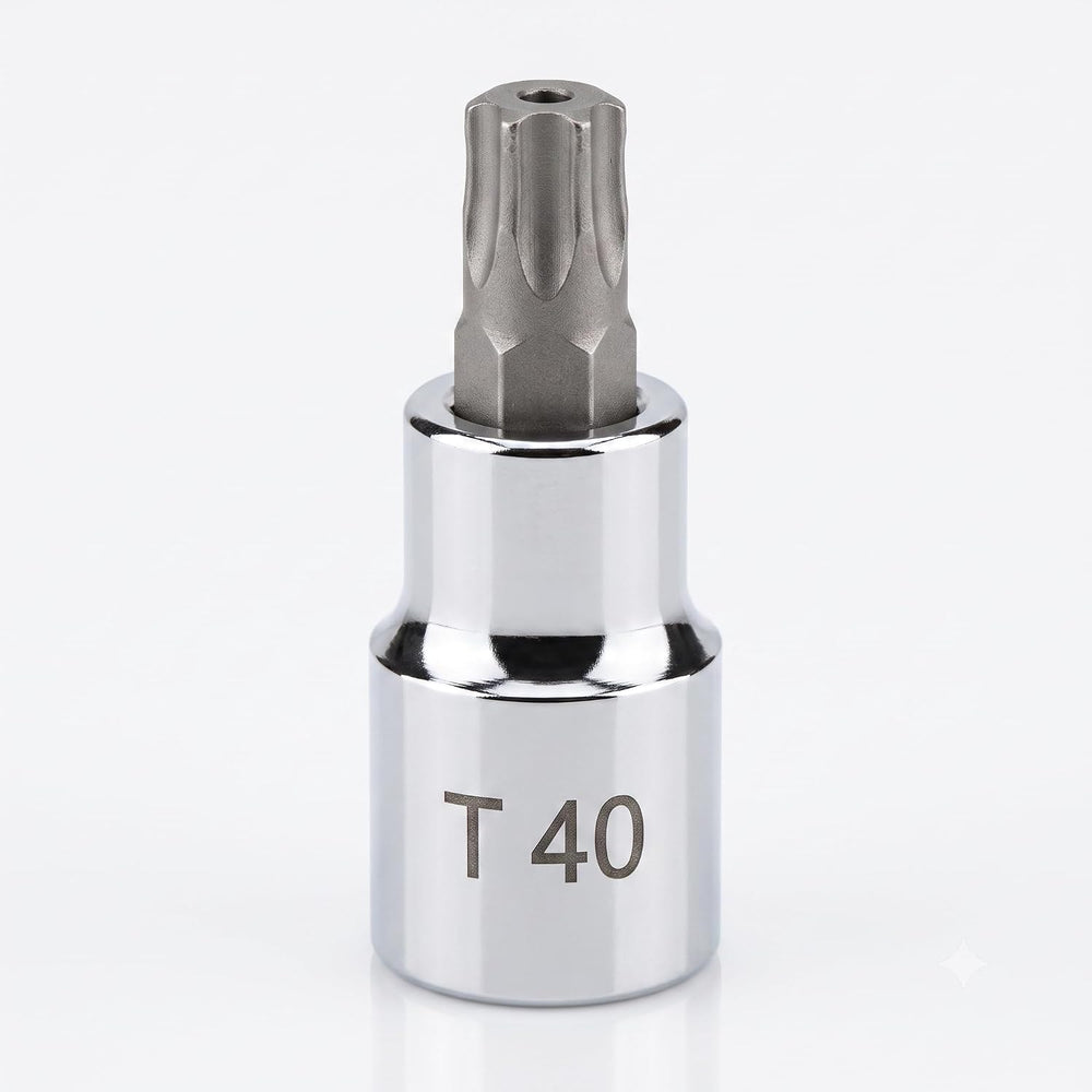Baum 12.7mm 1/2 Inch Drive Torx Bit Socket Art 408 | Wide Application for Automotive Repair, Mechanical Maintenance, Workshop, Machinery Service, Assembly & General Fastening Applications