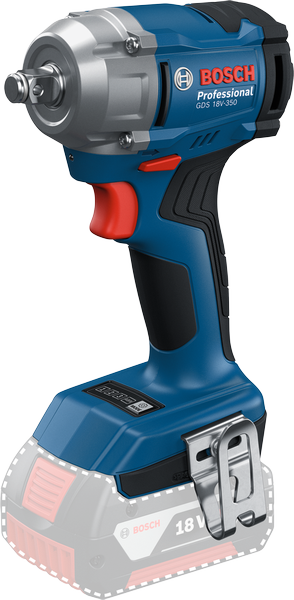 Bosch Cordless Impact Wrench GDS 18V-350 (Includes 2x 4.0Ah Batteries & Charger)