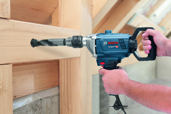 Bosch, Bosch GBM 1600 RE, GBM 1600 RE, 850W Drilling Machine, 16mm Drilling Machine, 11Nm High Torque Drill, Rotary Drill, Heavy Duty Drill, Professional Drill, Corded Drill Machine, Wood Drilling Machine, Metal Drilling Machine, Aluminium Drilling Machine, Woodworking Drill, Metalworking Drill, Construction Drill, Mixing Drill, Mortar Mixing Machine, Plaster Mixing Drill, Adhesive Mixing Machine, Paint Mixing Drill, 3–16mm Keyed Chuck Drill, 40mm Wood Drilling Capacity, 16mm Steel Drilling, D-Handle Drill,