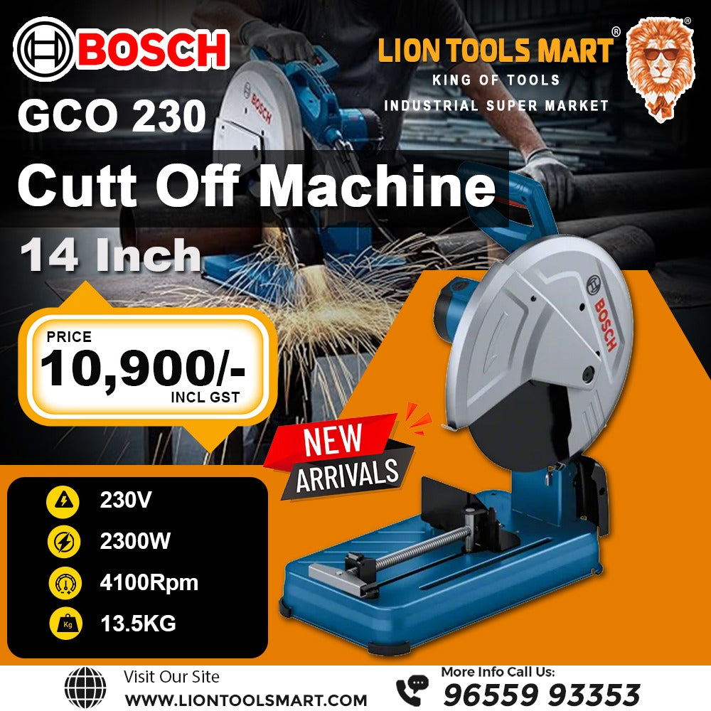 Bosch GCO 230 Professional Metal Cut-Off Machine – 14 Inch, 2300W
