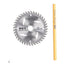Bullet 4Inch x 40T TCT Saw Blade with Pencil | 110mm Wood Cutting Circular Blade