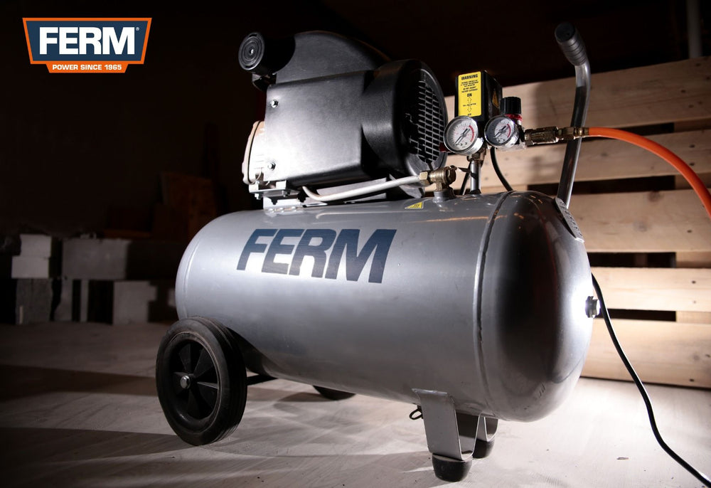 Ferm CRM1046 50 Ltrs Compressor 2HP (Oil Free) 1500W