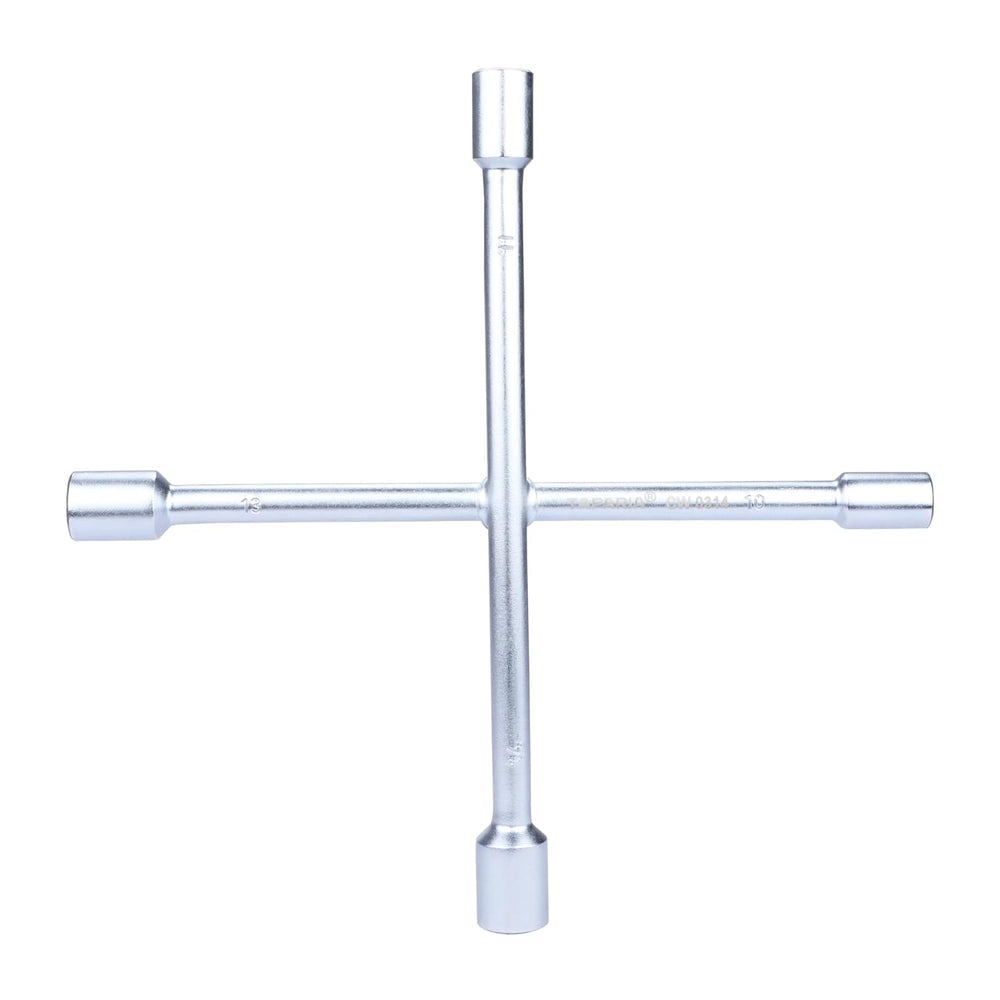 Taparia 260mm Cross Rim Wrenches (10x13, 11x14) CW0314 | Professional Wheel Nut Wrench