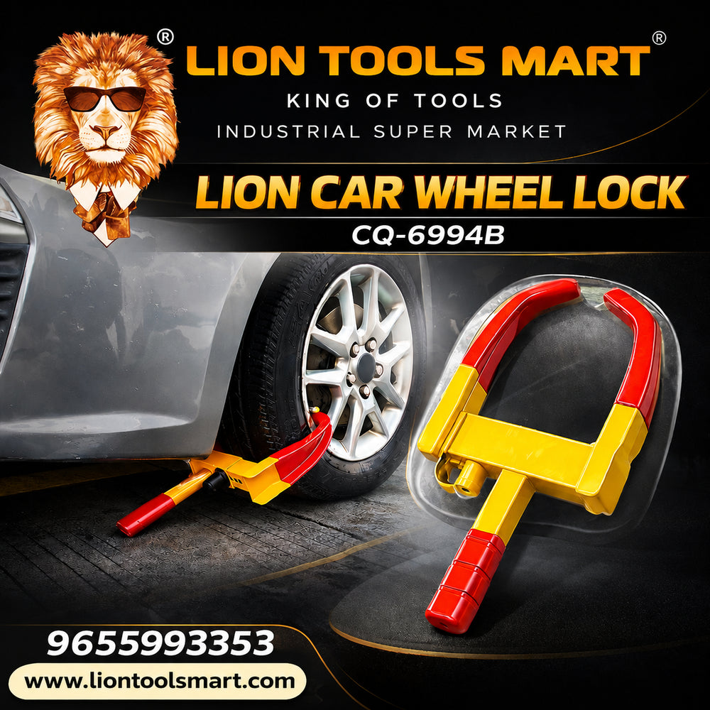 Lion Car Wheel Lock CQ-6994B Anti-Theft Security Wheel Clamp for Cars & SUVs