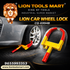Lion Car Wheel Lock CQ-6994B Anti-Theft Security Wheel Clamp for Cars & SUVs