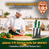 Jadever 3 Pc Kitchen Knife Set JDKK1K31 | Stainless Steel Chef Knives Set