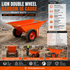 Lion Double Wheel Barrow 16 Gauge (Heavy Duty) | Industrial Material Handling Trolley