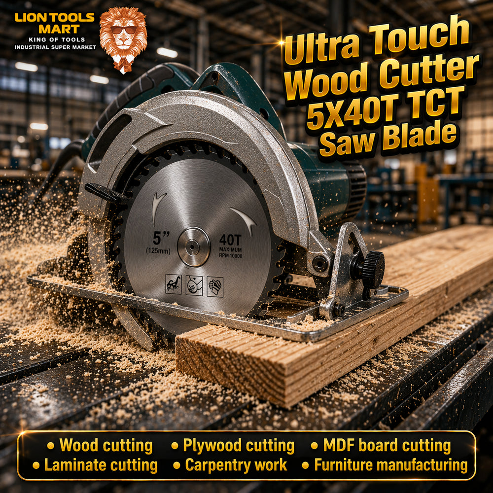 Ultra Touch Wood Cutter 5x40T TCT Saw Blade | 5 Inch Wood Cutting Circular Blade