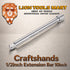 Craftshands 1/2Inch Extension Bar 10Inch | Heavy Duty Long Reach Socket Tool