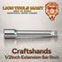 Craftshands 1/2 inch extension bar with Lion Tools Mart logo on a gray background
