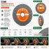 Cumi Grinding Wheel 200x25x31.75mm GCG100 L5 VG | Silicon Carbide Abrasive Wheel