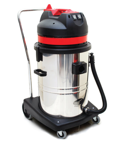 Cyclone 3100 Industrial Wet & Dry Vacuum Cleaner 3000W with Dual Motors, 70L Stainless Steel Tank, 22kPa Vacuum Pressure and HEPA Filter