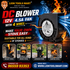 DC Blower Fan 12V 4.5A – High-Speed 4-Wire - Smokeless Wood Stove Fan Blower