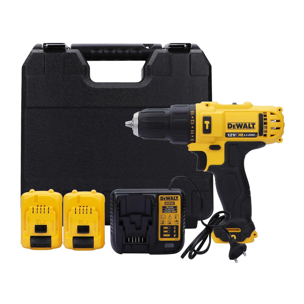 Dewalt DCD716D2 10.8V / 12V MAX Hammer Drill Driver | Cordless Compact Drilling & Screwdriving Tool