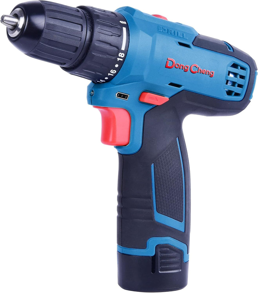 Dongcheng DCJZ1202E Screwdriver Drill Machine | 10.8V, Max Drilling: 10mm Steel / 22mm Wood