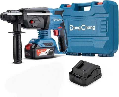Dongcheng DCZC02-26 26mm Cordless Rotary Hammer With 3-Mode | 960 RPM, 20V Max. Li-Ion Battery