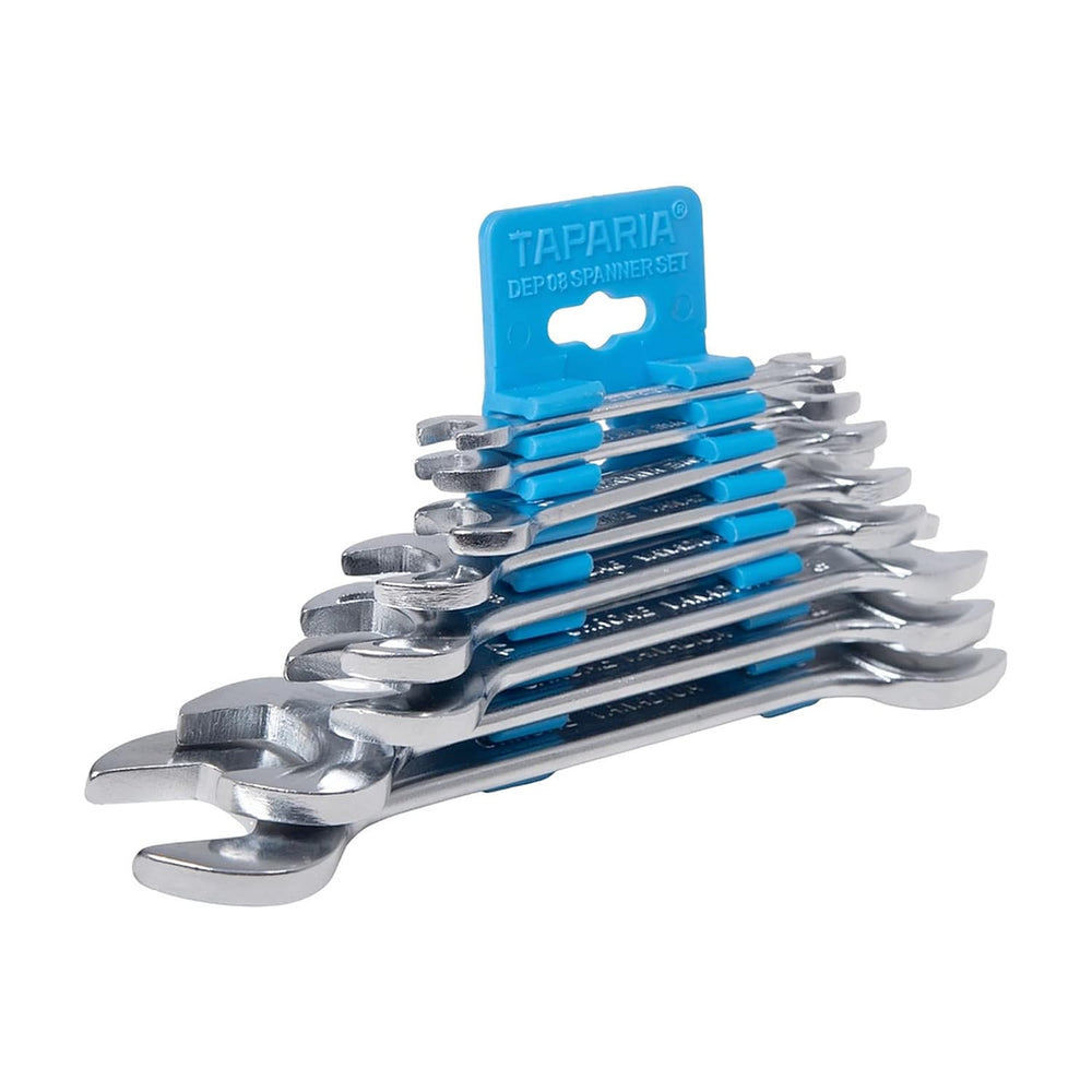 Taparia DEP08 Double Ended Spanner Set of 8Pcs | Open End Wrench Kit