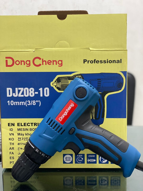 Dongcheng DJZ08-10 Corded Electric Drill | 10mm Keyless Chuck, 250W