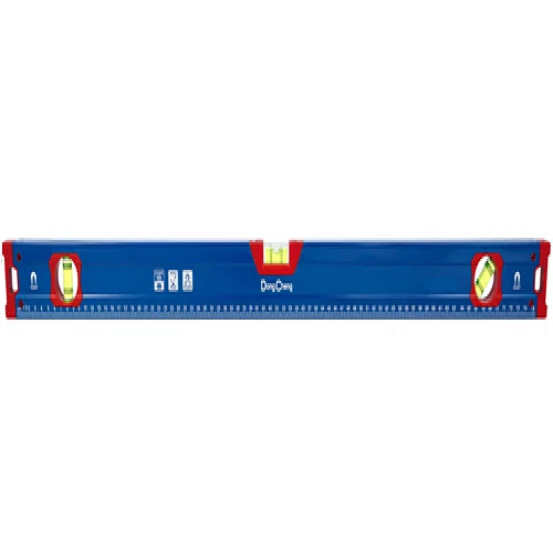 DONGCHENG 1000 mm Magnetic Spirit Level with Ruler Body (HD131107) -A 1 metre magnetic aluminium spirit level for long runs, doors, frames, and structural work.