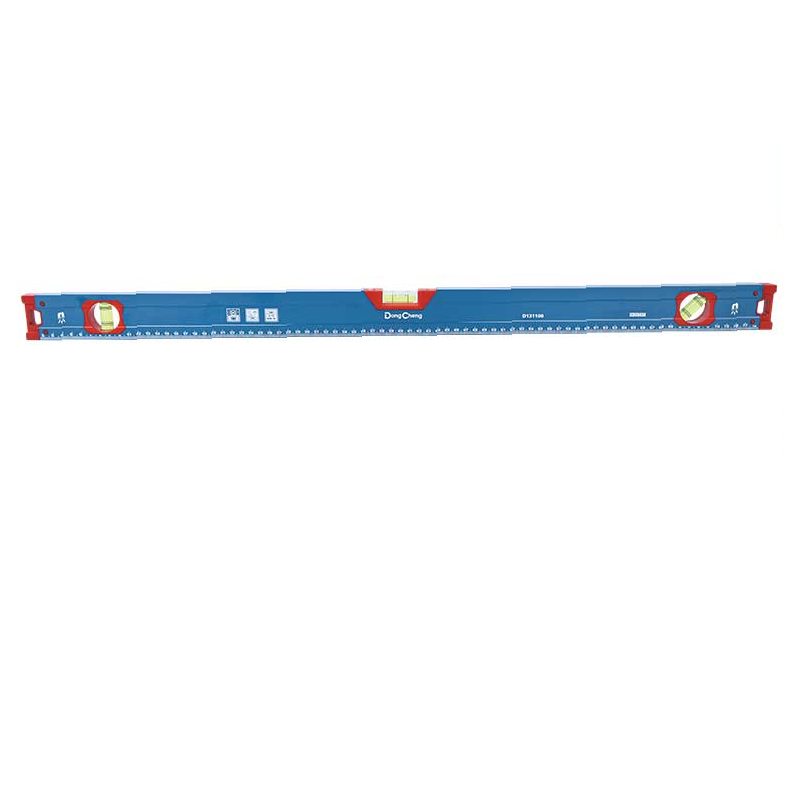 DONGCHENG 300 mm Magnetic Spirit Level with Ruler Body (HD131103) -A 300 mm magnetic aluminium spirit level that holds on steel while you work.