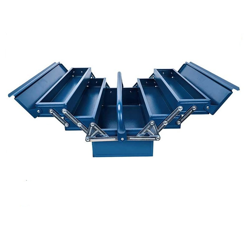 DONGCHENG 400 x 200 x 330 mm 3-Layer Tool Box (HD171102) -A 3-layer steel tool box with cantilever trays for organised storage of hand tools.
