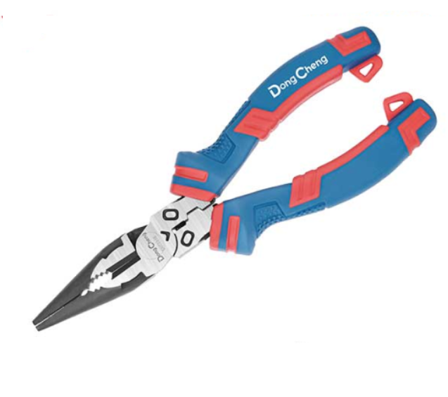 DONGCHENG 8" High Leverage Long Nose Pliers (D070318)-Longer reach with more leverage for demanding jobs.