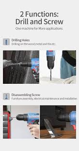 DONGCHENG DCJZ1202 Type E 10.8V cordless driver drill with 2.0Ah Li-ion battery
