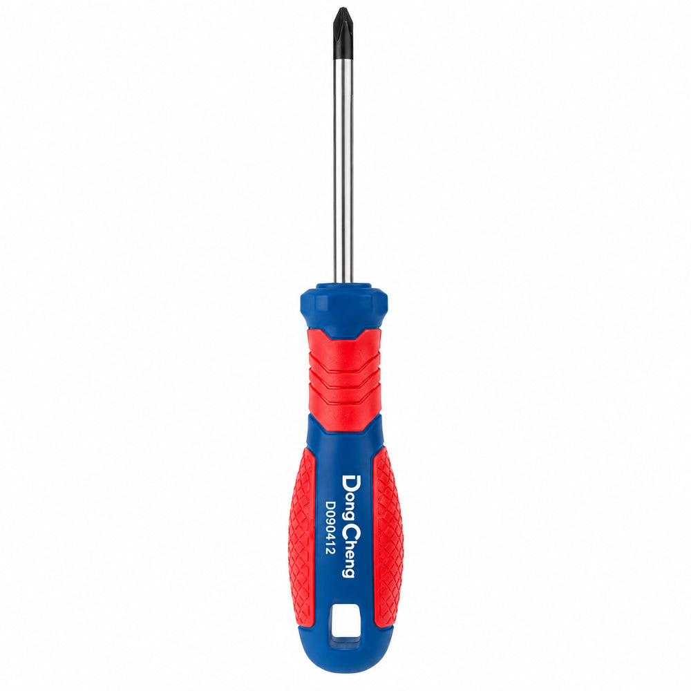 DONGCHENG PH2 x 200 mm Phillips Screwdriver (HD090412)-An extra-long general-purpose Phillips screwdriver for common cross-head screws deep inside machinery and enclosures.