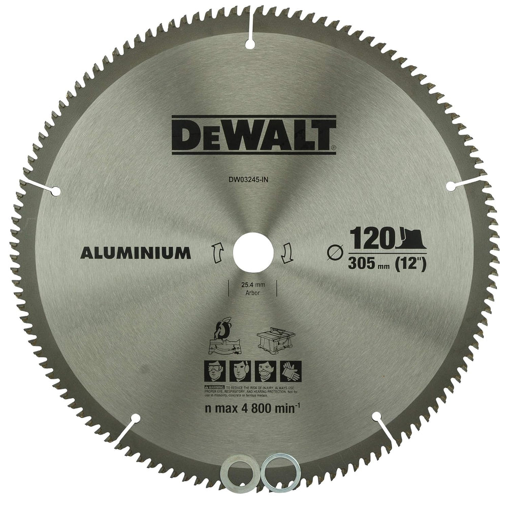 Dewalt DW03245 12-Inch 120T Circular Saw Blade | Aluminium Cutting Blade 305mm