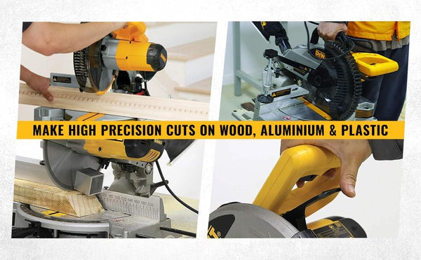 Dewalt DW714 10-Inch Mitre Saw 254mm 1600W | Precision Wood & Aluminium Cutting Machine