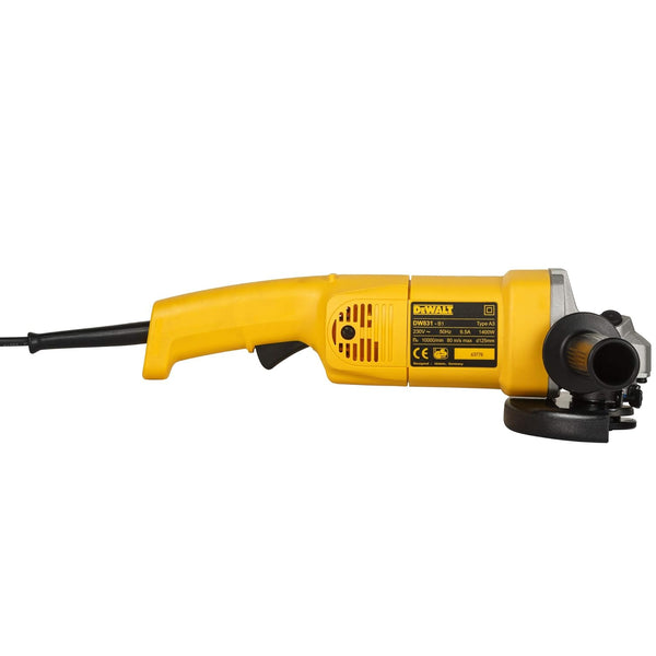Dewalt DW831 5-Inch Angle Grinder 125mm 1400W | Heavy Duty Metal Cutting & Grinding Tool