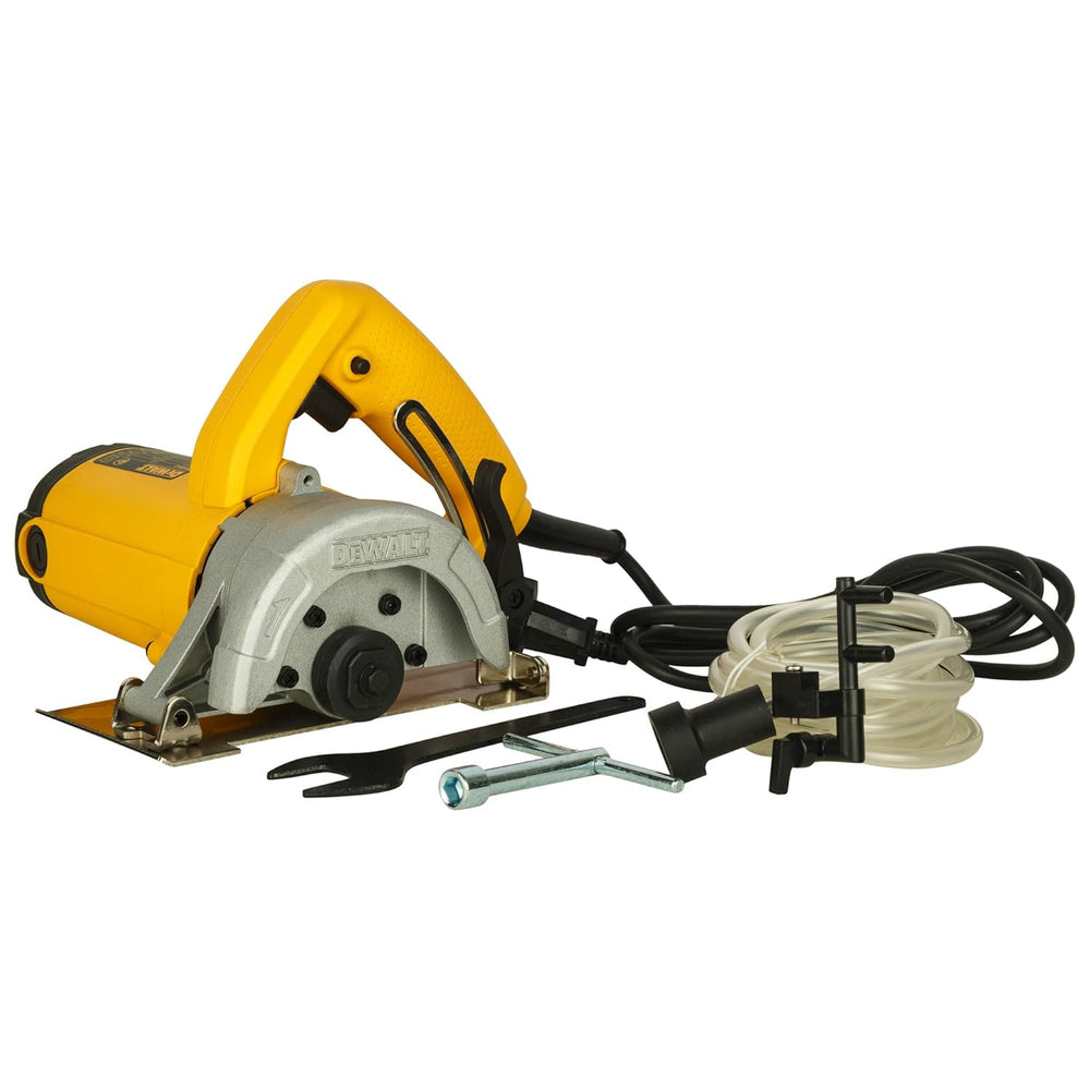 Dewalt DW862 4-Inch Wet Marble Cutter 110mm 1270W | Heavy Duty Tile & Granite Cutting Machine