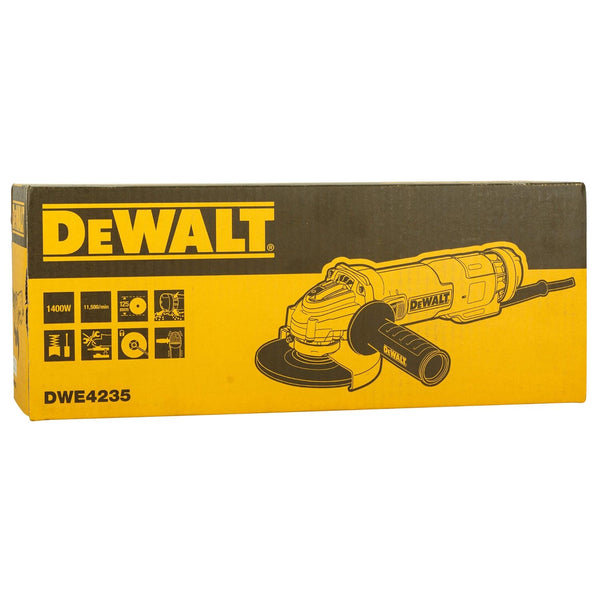 Dewalt DWE4235 5-Inch Angle Grinder 1400W 125mm | Heavy Duty Metal Cutting & Grinding Tool