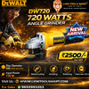 DeWALT DW720 720W Angle Grinder – 100mm (4 inch) Professional Power Tool