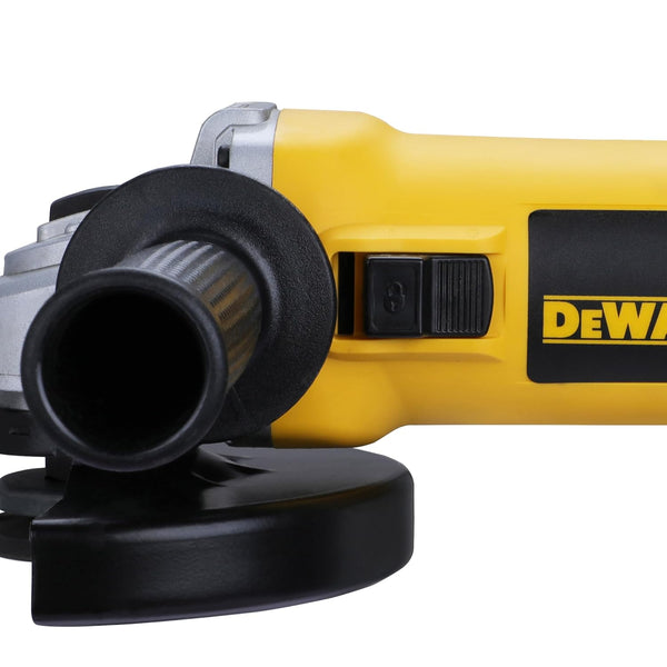 DeWalt DWE4119, 950W angle grinder, 125mm angle grinder, 5 inch angle grinder, variable speed grinder, DeWalt grinder, angle grinder 950W, M14 angle grinder, metal grinding machine, metal cutting grinder, workshop grinder, NVR angle grinder, soft start grinder, DWE4119-IN