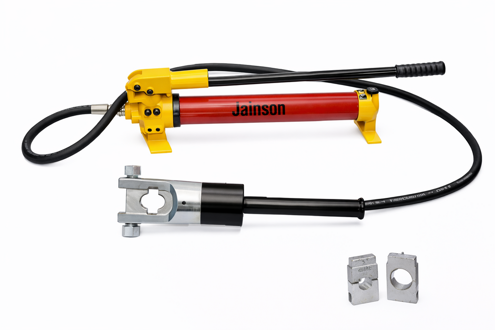 JAINSON DHANUSH-400 HYDRAULIC CRIMPING TOOL/HEXAGONAL TYPE DIES WITH FOOT PUMP