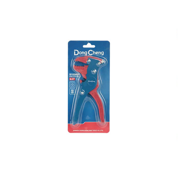 DongCheng 165mm (6.5 Inch) Wire Stripper with PP Handle for Electrical Wire Stripping – HD153805