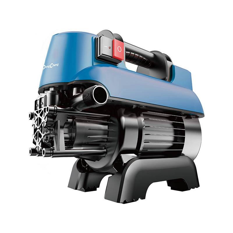 DongCheng DQW5.5/7 PLUS 1200W High-Pressure Water Washer with 70 Bar Pressure, Self-Priming Function and 5.5L/min Water Flow