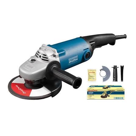 DongCheng DSM230A 9-Inch Angle Grinder Machine 2200W, 6600 RPM, 230mm Grinding Wheel, M14 Spindle Thread