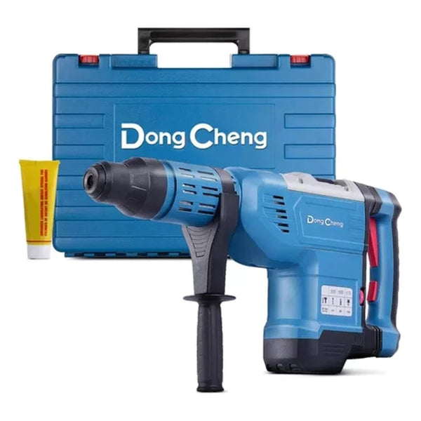 DongCheng DZC45 1500W Heavy-Duty Rotary Hammer Drill, 14.0J Impact Energy, 45mm Concrete Drilling Capacity, Soft Start, Electronic Constant Speed Control and Demolition Function
